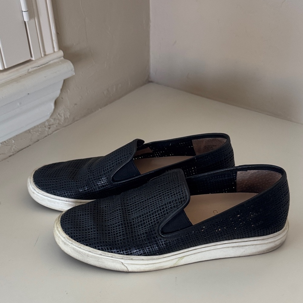 Vince Camuto Black Slip-On Sneakers